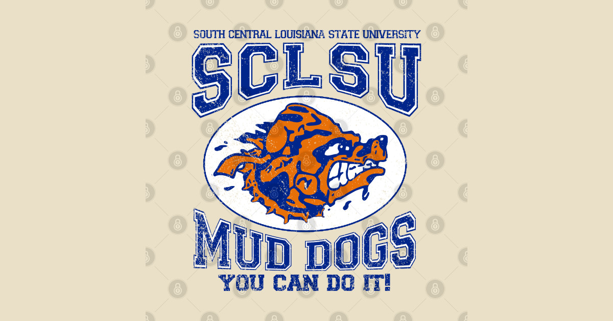 The Waterboy SCLSU Mud Dogs Bobby Boucher - The Waterboy - T-Shirt ...