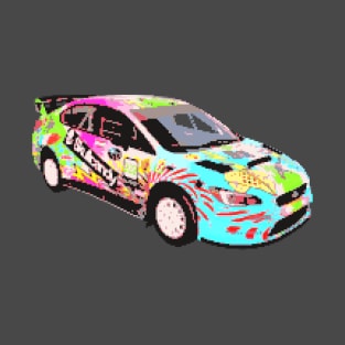 16 bit Rally Subaru WRX T-Shirt