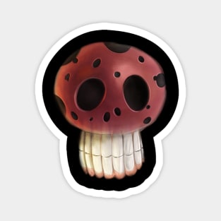 Skullshroom Magnet