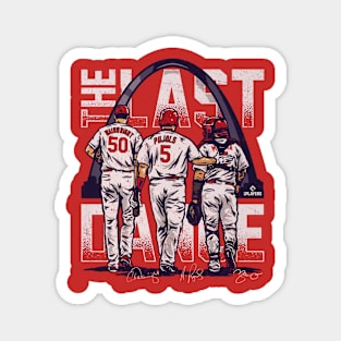 Adam Wainwright, Albert Pujols & Yadier Molina St.Louis Last Dance Magnet