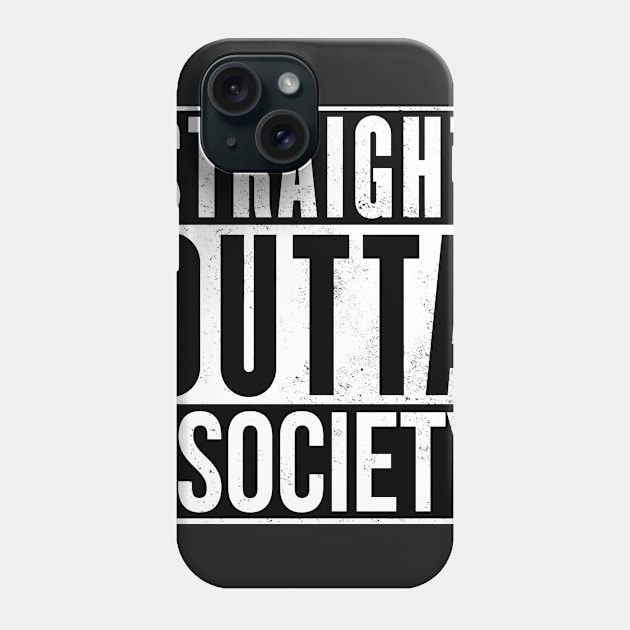 Straight outta fsociety Phone Case by Ward