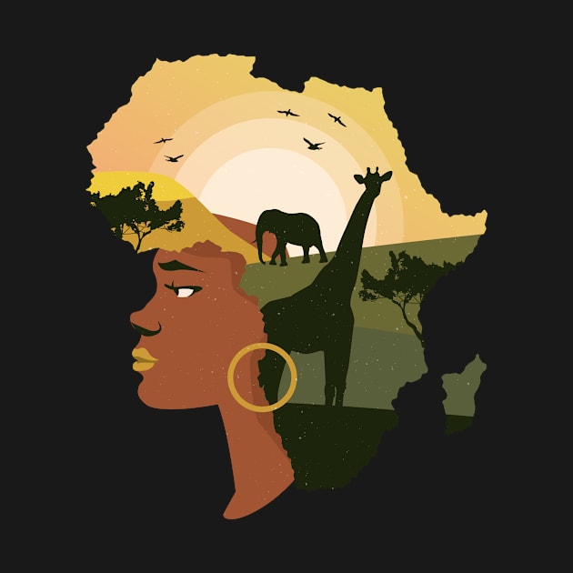 Feminist design for mother africa by Midoart