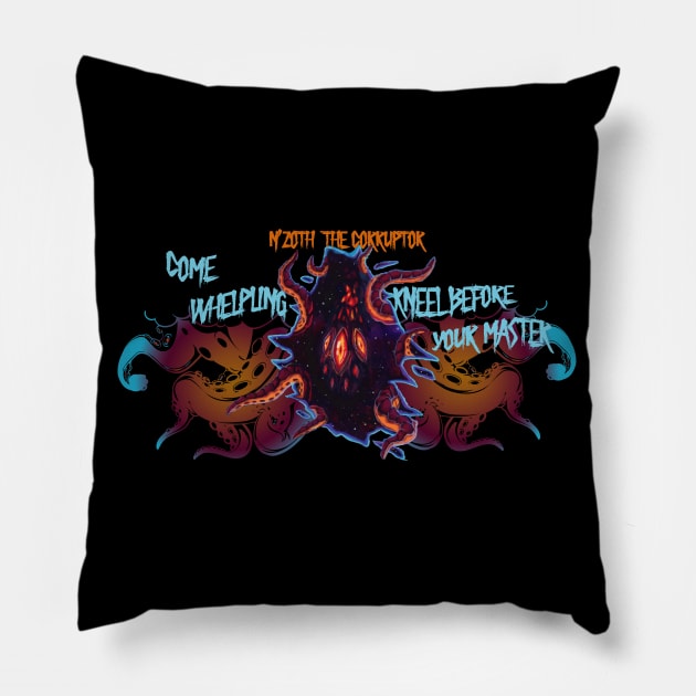 N Zoth Pillow by IamValkyrie