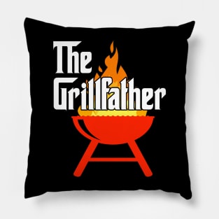The Grillfather! BBQ, Grilling, Outdoor Cooking Pillow