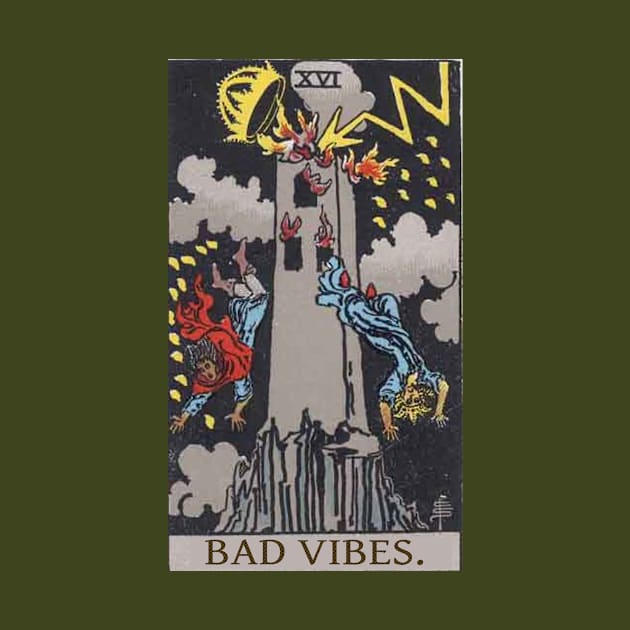 Tarot - The Tower - BAD VIBES by ScreamKingsPod