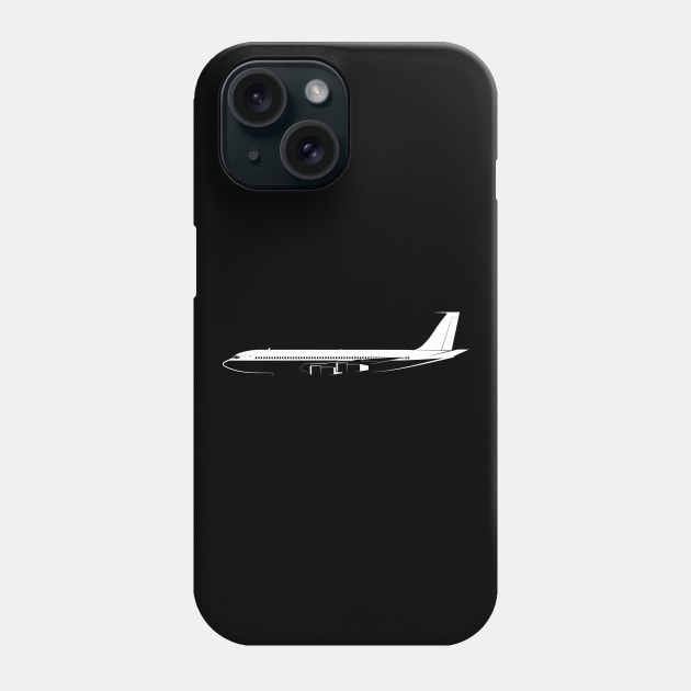 Boeing 707-320C Silhouette Phone Case by Car-Silhouettes