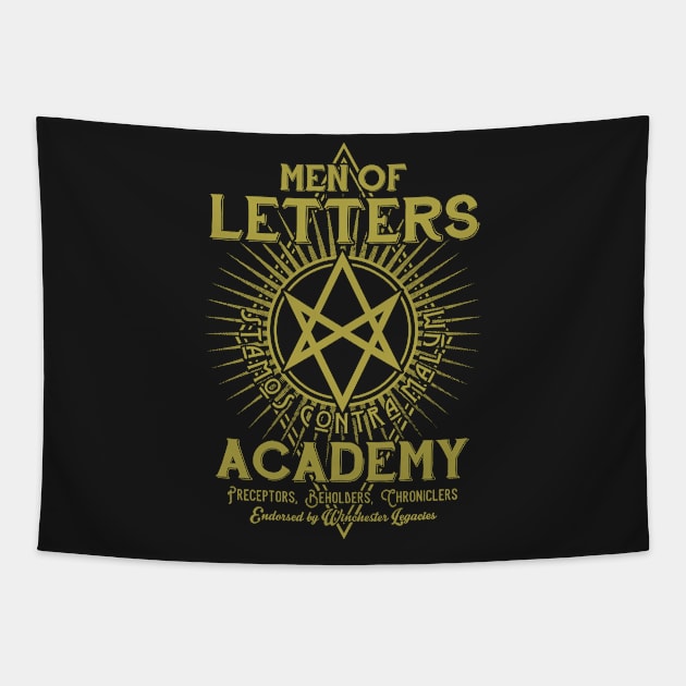 Men of Letters Academy Tapestry by Arinesart