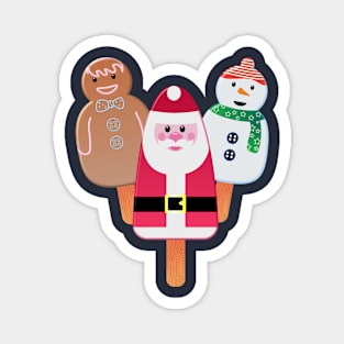 Christmas In July Festive Popsicles Magnet