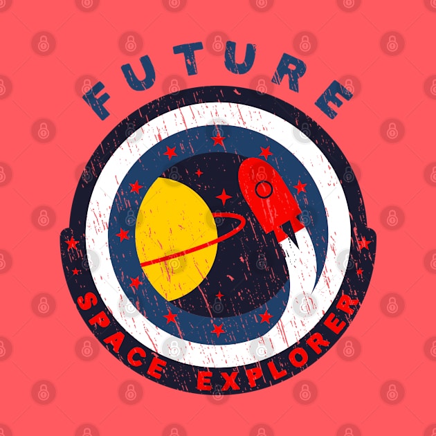 Future Space Explorer / Astronaut Patch by Quietly Creative