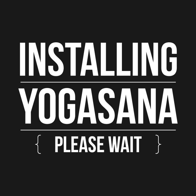 Installing Yogasana Please Wait by YogaSale