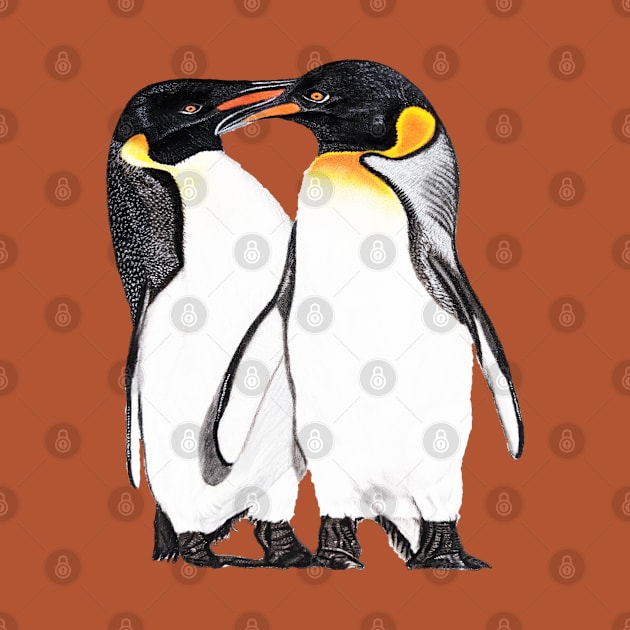 Penguin couple by IslesArt