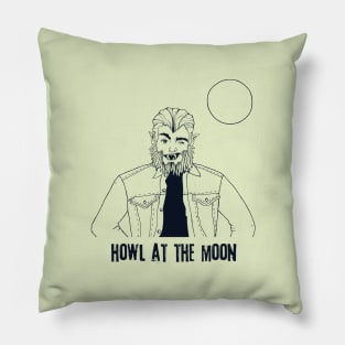 Howl At Thea Moon Pillow