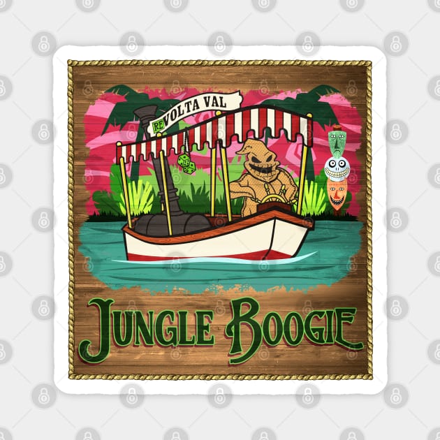 Jungle Boogie Magnet by onarolltees