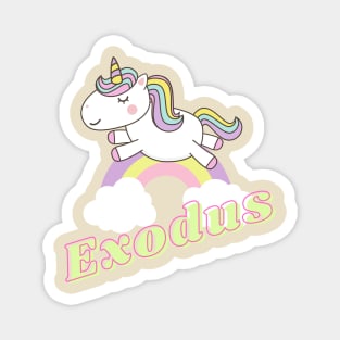 exodus ll unicorn Magnet