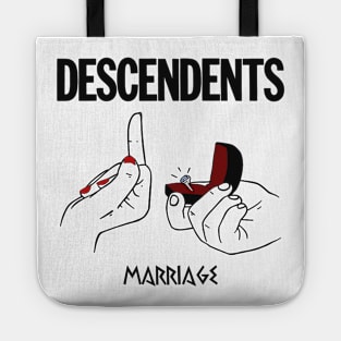 The Descendents Marriage Fan Artwork Tote