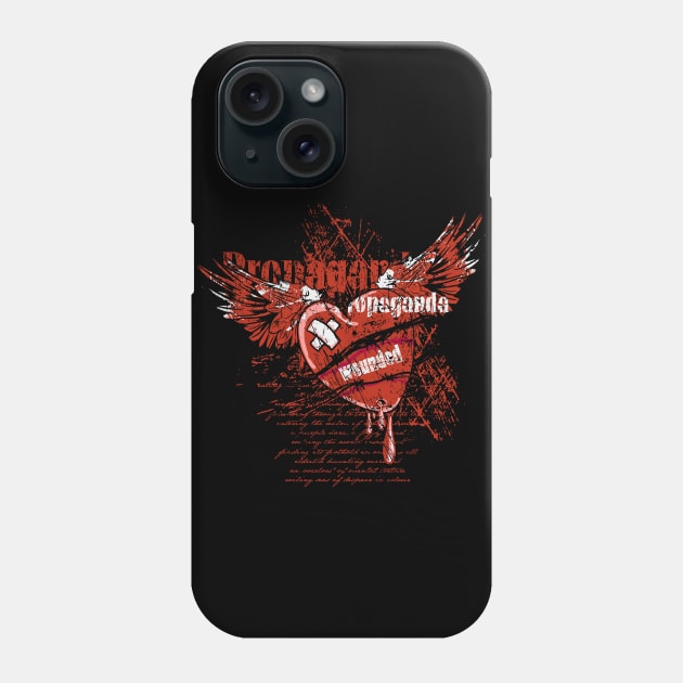 Propaganda Wounded Phone Case by viSionDesign