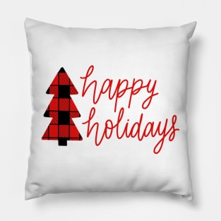 happy holidays Pillow