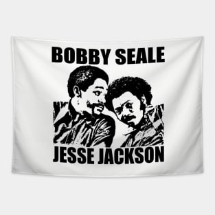 Bobby Seale and Jesse Jackson Tapestry