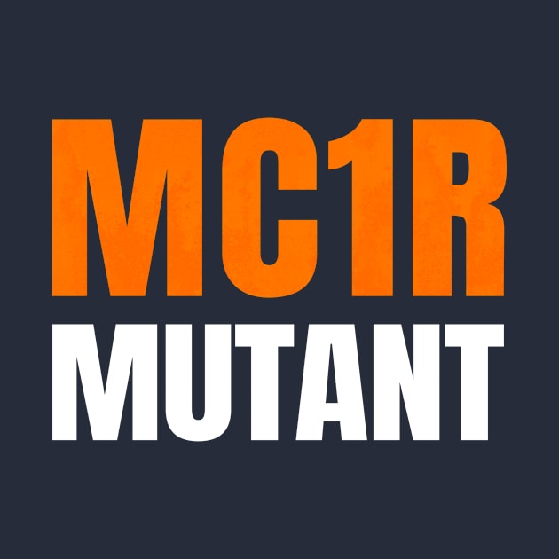 MC1R Mutant Redhead Red Hair Ginger Gift by JohnnyxPrint