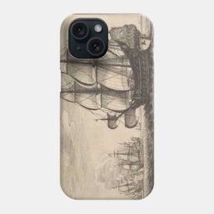 Vintage Dutch Warships Phone Case