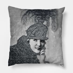 Sympathetic Spanish Actress from the 30s Pillow