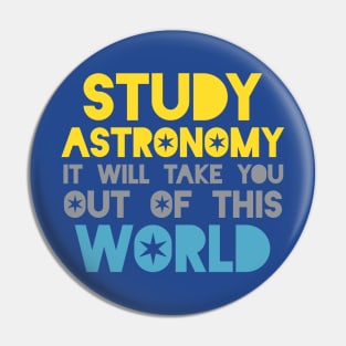 Study Astronomy Pin