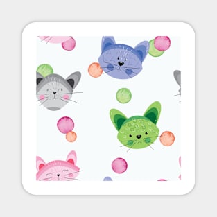 Bubble cats Magnet