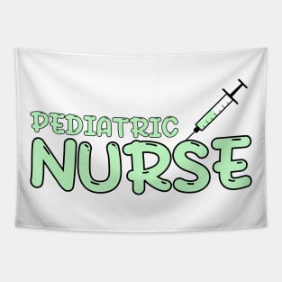 Pediatric Nurse Green Tapestry