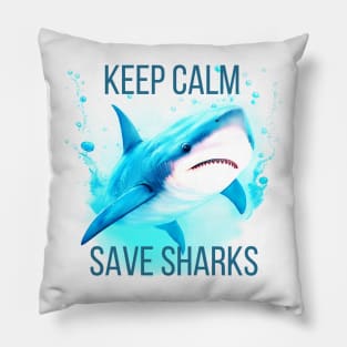 Save sharks Pillow