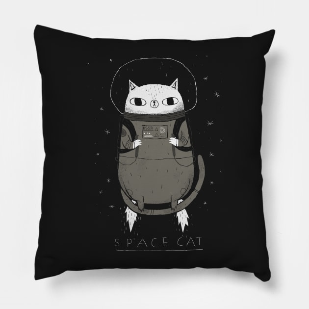 Space Cat Pillow by Louisros