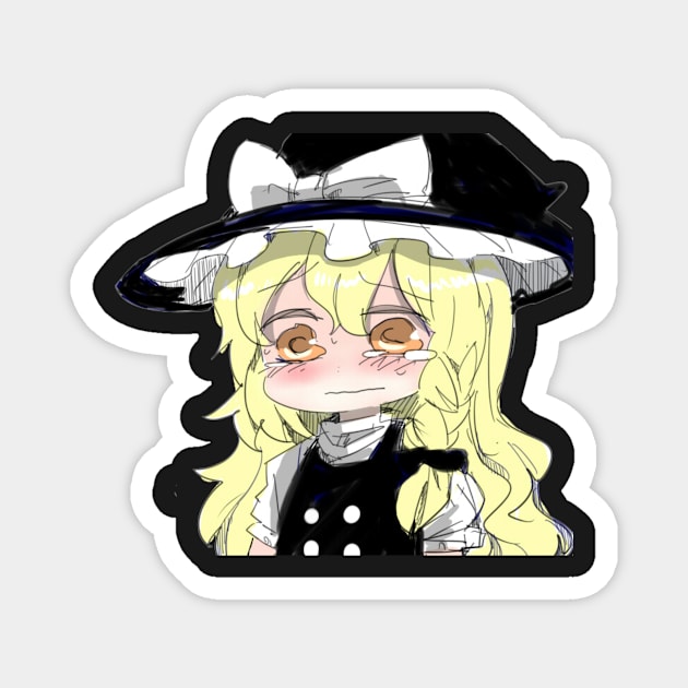 Crying Marisa Magnet by KokoroPopShop