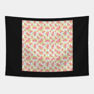 Pastel Watermelon Slices Tapestry