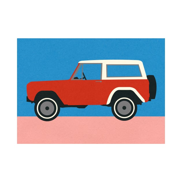 Red SUV by Rosi Feist