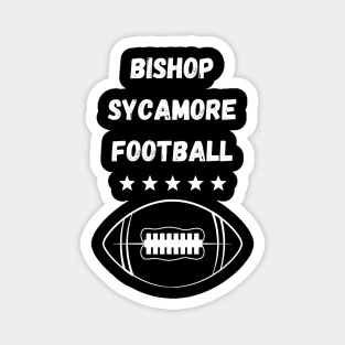 Bishop Sycamore Football (white logo) Magnet