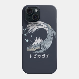 Monster Hunter World Tobi-Kadachi Kanji Icon Phone Case