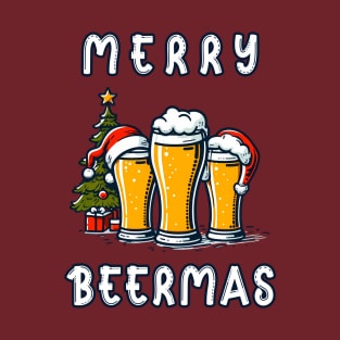 Merry beermas ,beer lover christmas T-Shirt