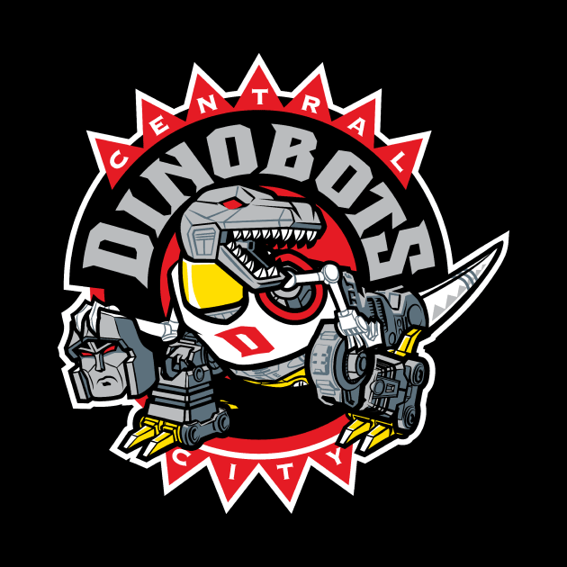 Central City Dinobots by CheddarTees