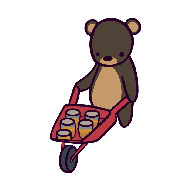 Black Bear Honey Transport by ThumboArtBumbo