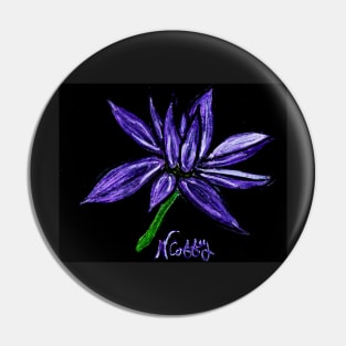 PURPLE FLOWER Pin