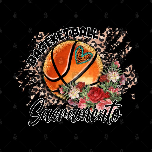 Aesthetic Pattern Sacramento Basketball Gifts Vintage Styles by Frozen Jack monster