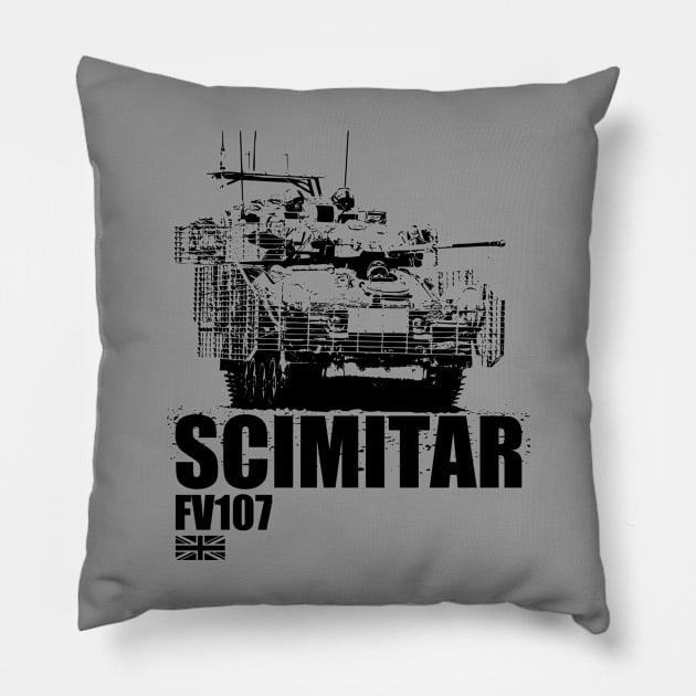 FV107 Scimitar Tank Pillow by TCP