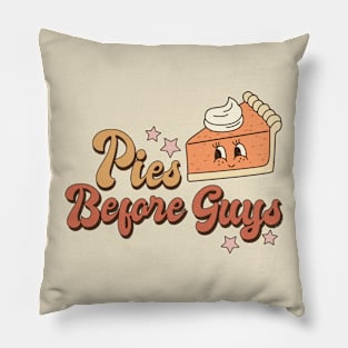 Pies Before Guys Pillow