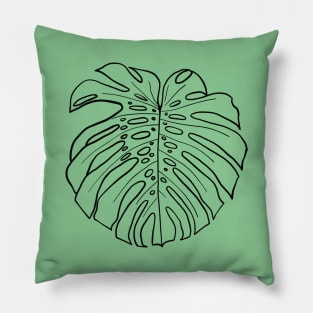 Monstera deliciosa Pillow