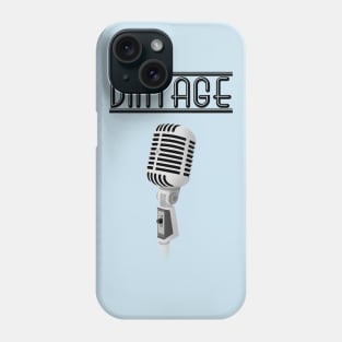 Vintage Microphone Phone Case