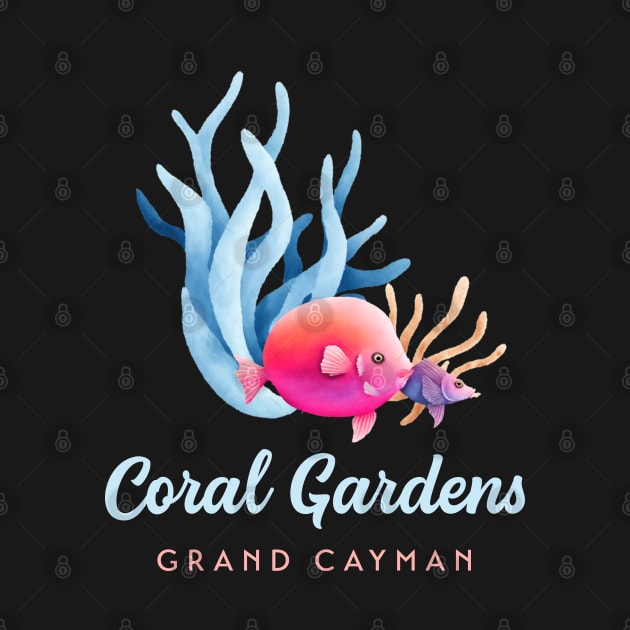 Coral Gardens Grand Cayman Coral Reef Tropical Fish by TGKelly