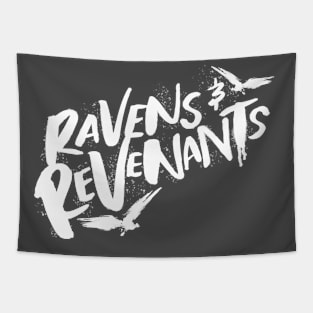 Ravens & Revenants - White Tapestry