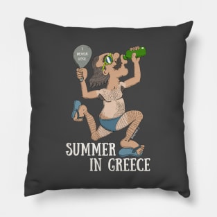 SUMMER IN GREECE (Greek Lover) Pillow