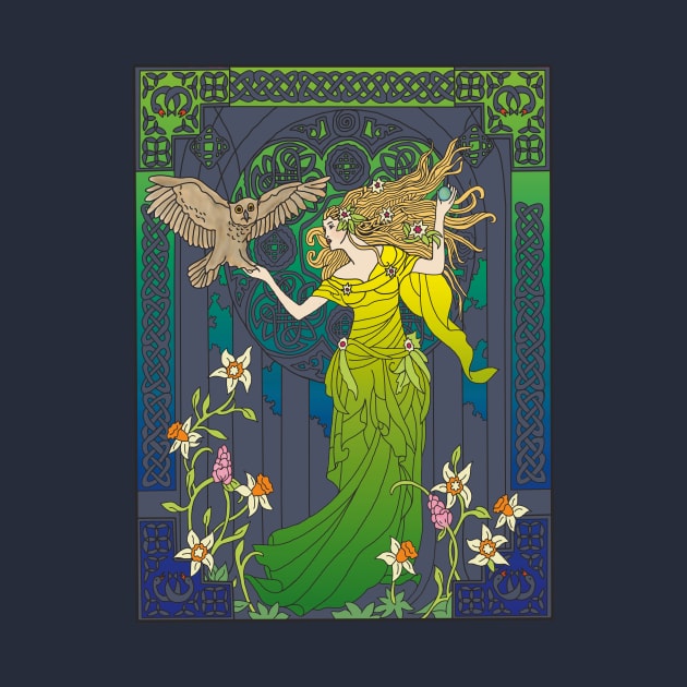 Celtic Woman (green/blue) by Soth Studio