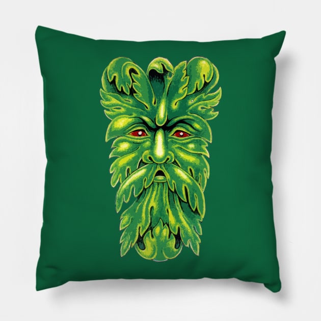 The Green Man Pillow by Buy Custom Things