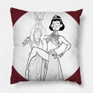 The Dead Queen Detectives - Pharaoh Hatshepsut Pillow